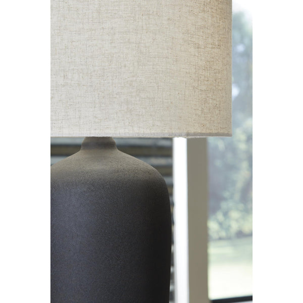 Modern Black Table Lamp with 3-Way Switch