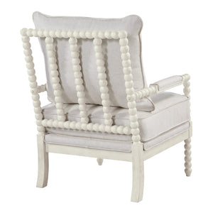 Spindle Accent Chair with Wood Frame