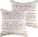 Floral Cotton Euro Pillow Sham 26x26