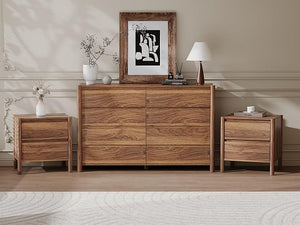 3-Piece Bedroom Dresser Set with Nightstands