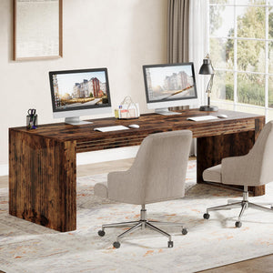 79-Inch Two-Person Double Computer Desk