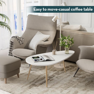 Oval Coffee Table for Living Room