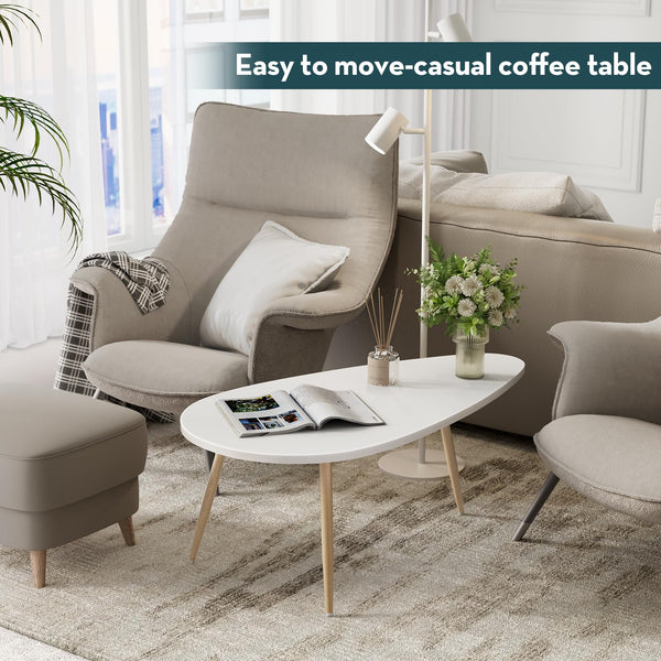 Oval Coffee Table for Living Room