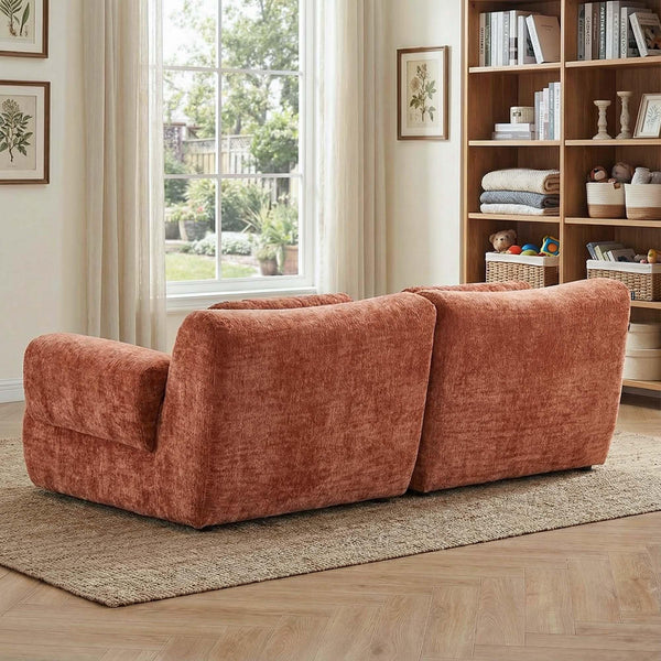 Modular Cloud Sofa Sectional – Chenille Boneless Couch, No Assembly