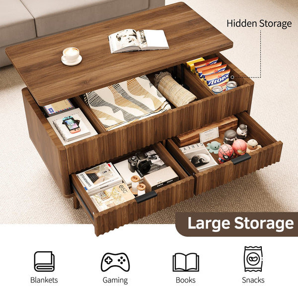 Lift Top Coffee Table with Storage