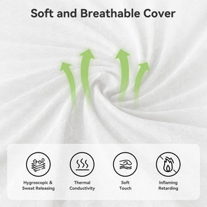 Queen Mattress 12 Inch Hybrid Pillow Top with Memory Foam & Pocket Springs
