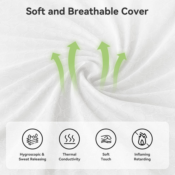 Queen Mattress 12 Inch Hybrid Pillow Top with Memory Foam & Pocket Springs