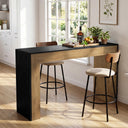 Industrial Counter Height Bar Table with MDF Top