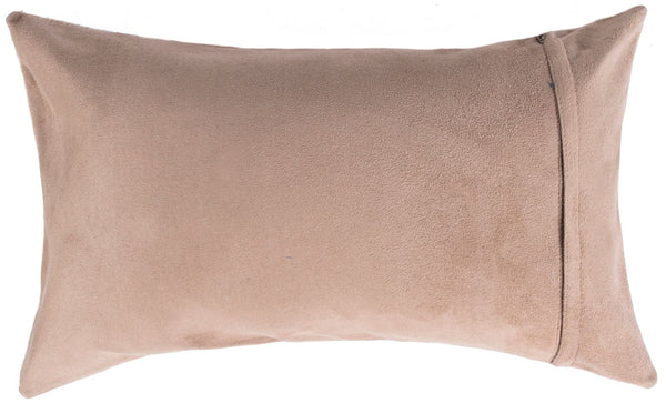 Cowhide Throw Pillows – Brown & White, 12" x 20" (Set of 2)