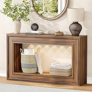 55" Console Table with LED Lights & Storage