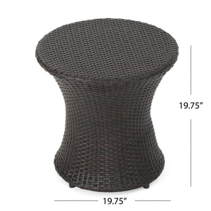Outdoor Wicker Accent Table