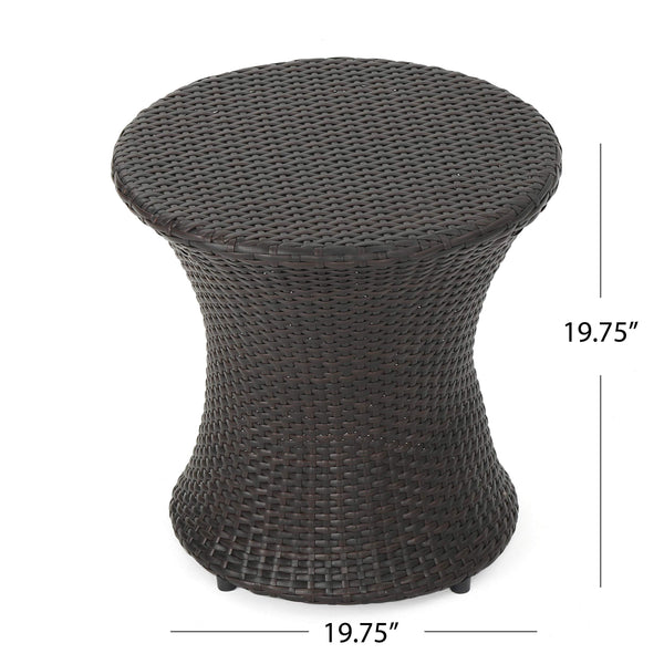 Outdoor Wicker Accent Table