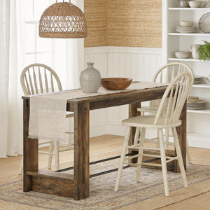 63-Inch Farmhouse Counter Height Dining Table