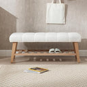 Entryway Bench with Shoe Storage