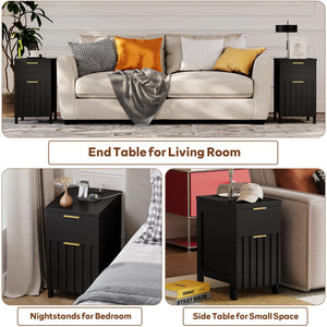 Modern Fluted 3-Piece Bedroom Set