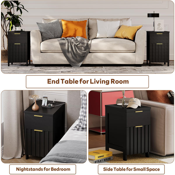 Modern Fluted 3-Piece Bedroom Set