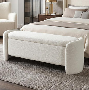 50-Inch Storage Ottoman Bench