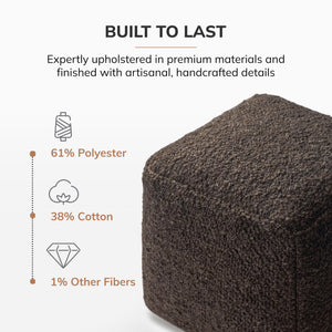 Square Pouf Ottoman Foot Rest