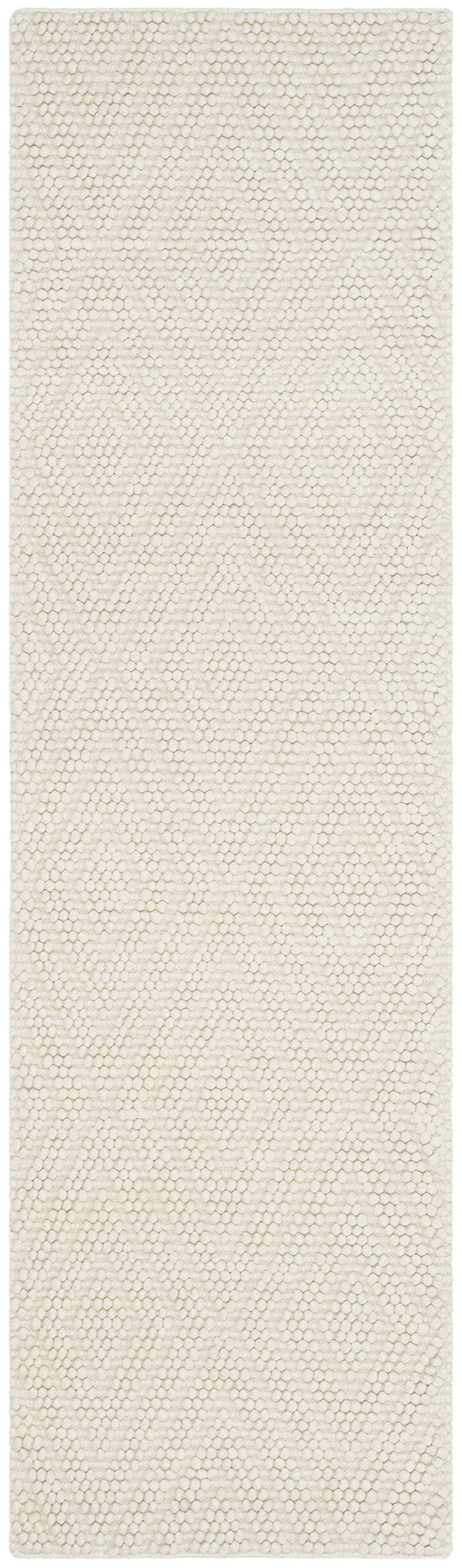 Ivory Wool Runner Rug 2'3" x 8'