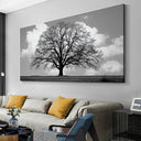 Tree of Life Canvas Wall Art – Colorful Butterfly Landscape, Multiple Sizes