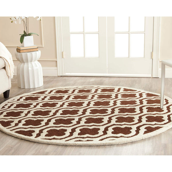 10x14 Handmade Wool Area Rug – Moroccan Style, Light Blue & Ivory