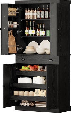 Vertical File Cabinet with Charging Station