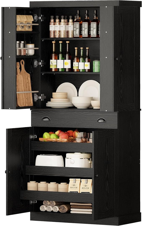 Vertical File Cabinet with Charging Station