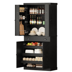 Kitchen Pantry Cabinet 72"