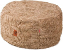 Faux Fur Bean Bag Pouf Footstool with Washable Cover