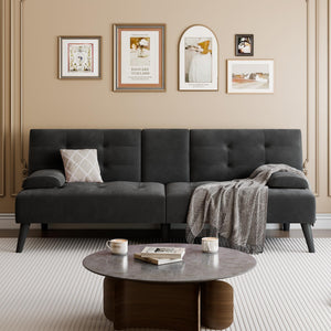 64" Convertible Futon Sofa Bed