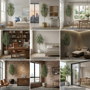 Artificial Olive Tree – Tall Faux Indoor Plant