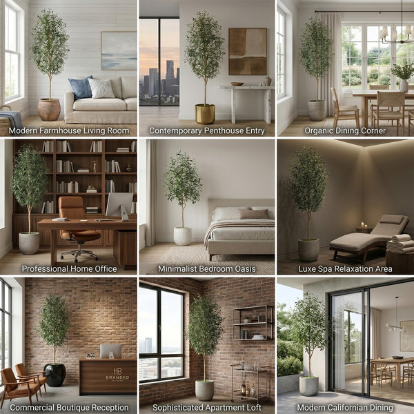 Artificial Olive Tree – Tall Faux Indoor Plant