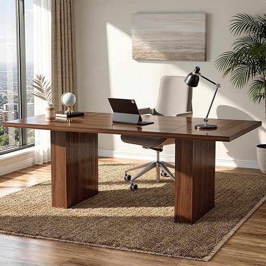 Extendable Home Office Desk 59–78 Inch | Computer Writing Desk with Pull-Out Extension