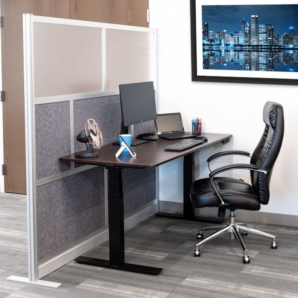 Modular Wall Room Divider System with Acoustic PET Panels