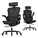 Ergonomic Mesh Office Chair with Flip-Up Armrests