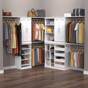 Modular Storage Shelf Unit with 3 Adjustable Shelves