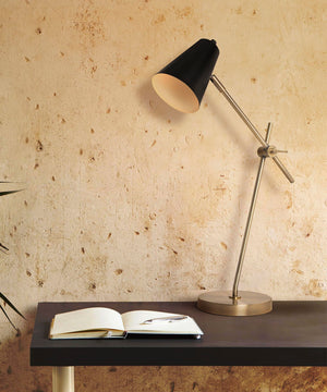 Adjustable Architect Desk Lamp with Metal Base & E26 Bulb