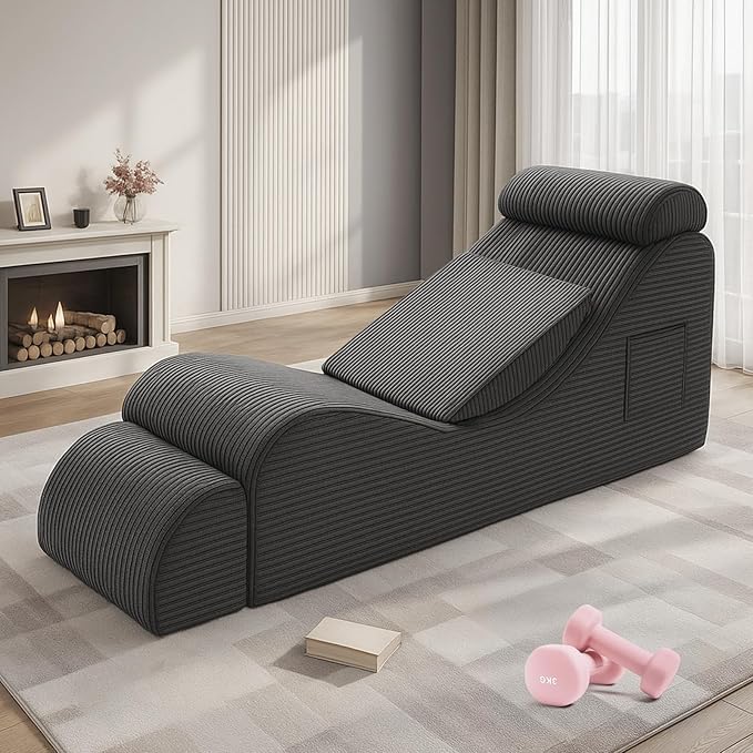 S-Shape Yoga Chaise Lounge Chair