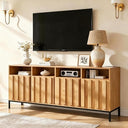 70" Fluted TV Stand with Power Outlet