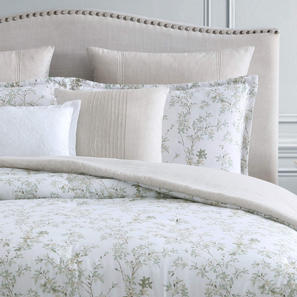 Queen Comforter Set – Cotton Reversible Bedding with Shams & Throw Pillows