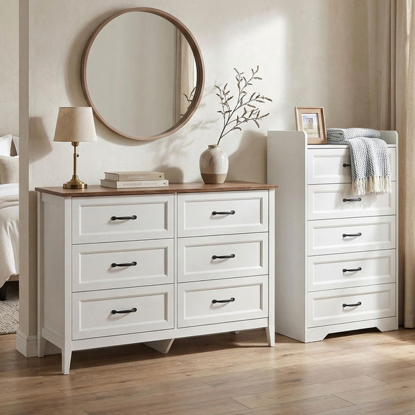 5-Drawer Dresser & 6-Drawer Chest Set
