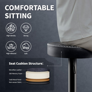 Swivel Adjustable Bar Stools Set of 2