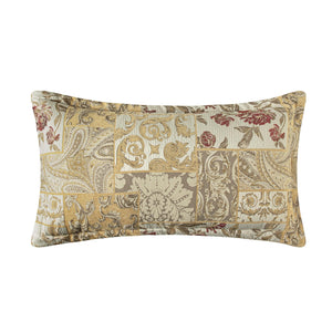 Floral Jacquard Comforter Set — 9-Piece King, Yellow