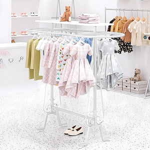 Oval Floor Standing Clothing Rack