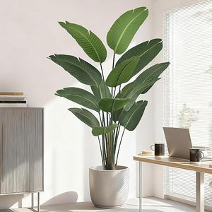 Artificial Bird of Paradise Tree with Banana Leaves – 6ft 7ft 8ft 9ft