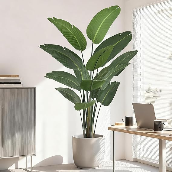 Artificial Bird of Paradise Tree with Banana Leaves – 6ft 7ft 8ft 9ft