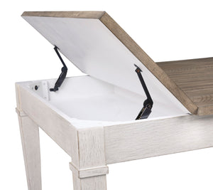 Farmhouse Rectangular Dining Table with Storage