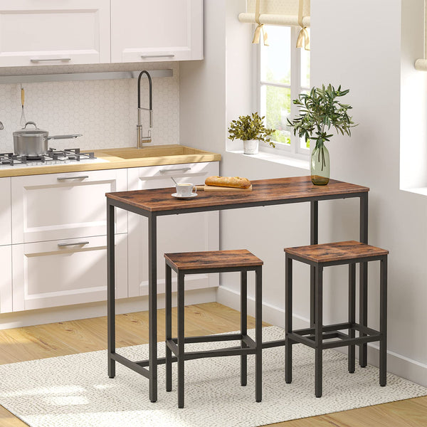Rectangular Bar Height Table – Industrial Counter Height Dining Table