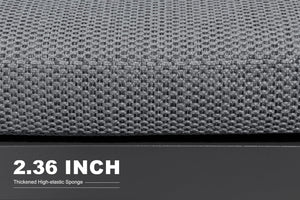Modern Outdoor Aluminum Patio Dining Chair with Olefin Cushions