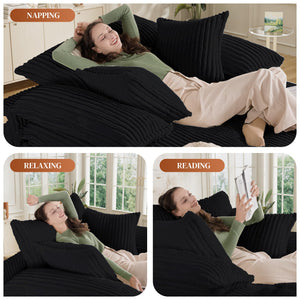 Oversized Indoor Chaise Lounge Chair with Adjustable Backrest